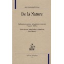 DE LA NATURE