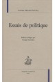 ESSAIS DE POLITIQUE
