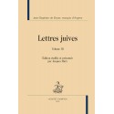 LETTRES JUIVES OU CORRESPONDANCE