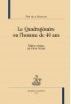LE QUADRAGENAIRE OU L'HOMME DE 40 ANS