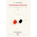 L'ANNEE STENDHALIENNE N°5 2005. STENDHAL EN ALLEMAGNE
