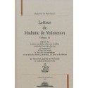 LETTRES DE MADAME DE MAINTENON LETTRES NON DATEES VOLUME VII
