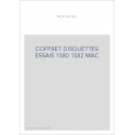 COFFRET DISQUETTES ESSAIS 1580 1582 MAC