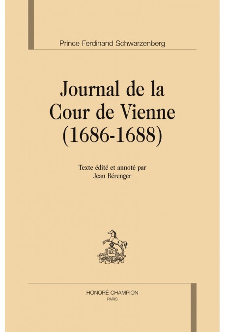 JOURNAL DE LA COUR DE VIENNE (1686-1688)