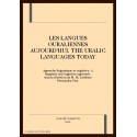 LES LANGUES OURALIENNES AUJOURD'HUI APPROCHE LINGUISTIQUE ET COGNITIVE