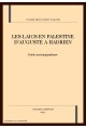 LES LAICS EN PALESTINE D'AUGUSTE A HADRIEN