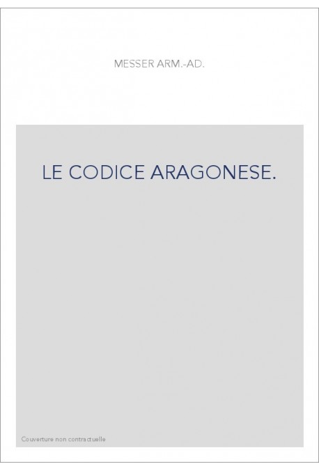 LE CODICE ARAGONESE.