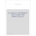 LE LIVRE DE L'ESPERANCE