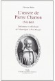 L'ŒUVRE DE PIERRE CHARRON 1541-1603