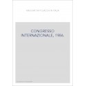 CONGRESSO INTERNAZIONALE, 1986.