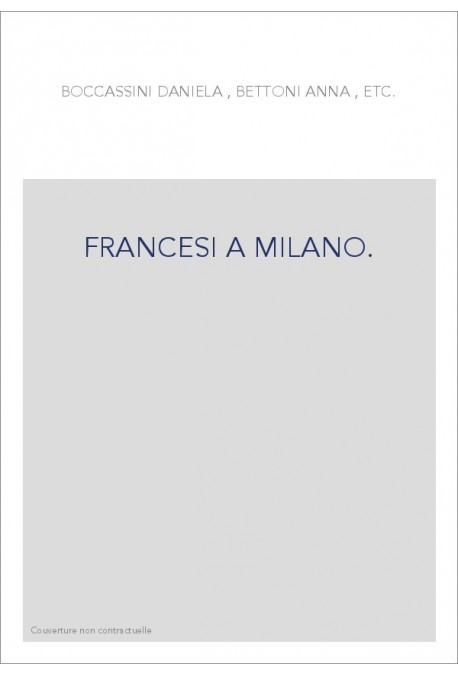 FRANCESI A MILANO.