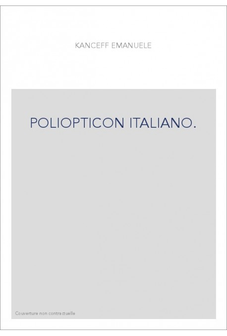 POLIOPTICON ITALIANO.