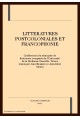 LITTERATURES POSTCOLONIALES ET FRANCOPHONIE