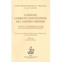 LANGUES CODES ET CONVENTION DE L'ANCIEN THEATRE