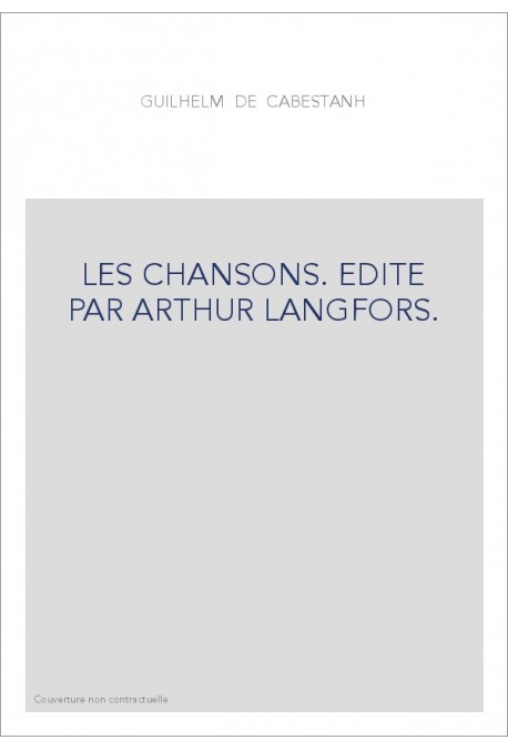 LES CHANSONS. (1924)