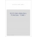 L'ESTOIRE DEL SAINT GRAAL. TOME I