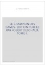 LE CHAMPION DES DAMES. TOME 2