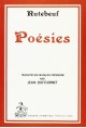 POESIES. TRADUIT EN FRANCAIS MODERNE PAR JEAN DUFOURNET.