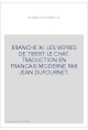 LE ROMAN DE RENART. BRANCHE XI : LES VEPRES DE TIBERT LE CHAT.