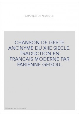 LE CHARROI DE NIMES.
