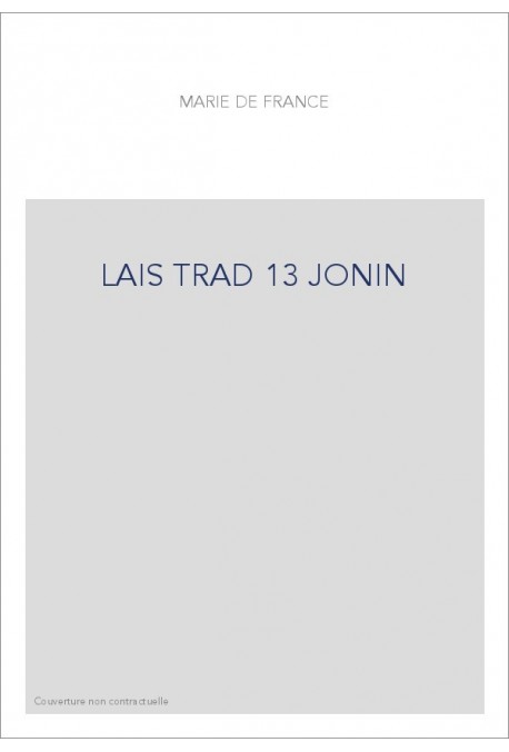 LAIS TRAD 13 JONIN