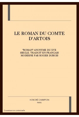 LE ROMAN DU COMTE D'ARTOIS