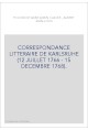 CORRESPONDANCE LITTERAIRE DE KARLSRUHE. TOME III (12 JUILLET 1766 - 15 DECEMBRE 1768).