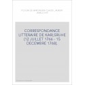 CORRESPONDANCE LITTERAIRE DE KARLSRUHE. TOME III (12 JUILLET 1766 - 15 DECEMBRE 1768).