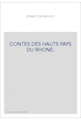 CONTES DES HAUTS PAYS DU RHONE.