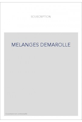MELANGES DEMAROLLE