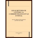 LES ECRITURES DE L'INTIME:LA CORRESPONDANCE ET LE JOURNAL