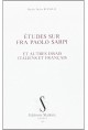 ETUDES SUR FRA PAOLO SARPI ET AUTRES ESSAIS ITALIENS ET FRANCAIS.