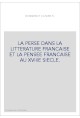 LA PERSE DANS LA LITTERATURE FRANCAISE ET LA PENSEE FRANCAISE AU XVIIIE SIECLE.