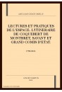 LECTURES ET PRATIQUES DE L'ESPACE. L'ITINERAIRE DE COQUEBERT DE MONTBRET, SAVANT ET GRAND COMIS D'ETAT.