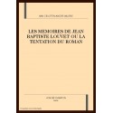 LES MEMOIRES DE JEAN BAPTISTE LOUVET OU LA TENTATION DU ROMAN