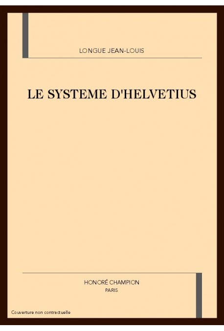 LES SYSTEME D'HELVETIUS