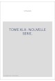 TOME XLIII. NOUVELLE SERIE.