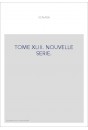 TOME XLIII. NOUVELLE SERIE.