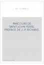 PARCOURS DE SAINT-JOHN PERSE.