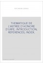THÉMATIQUE DE L'ASTRÉE D'HONORÉ D'URFÉ.