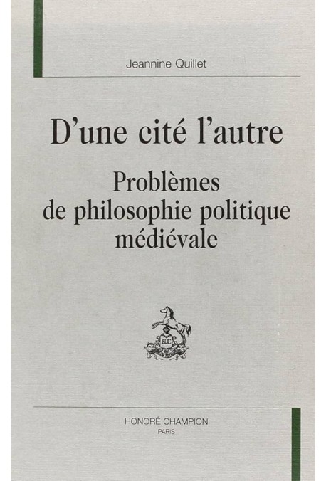 D'UNE CITÉ L'AUTRE