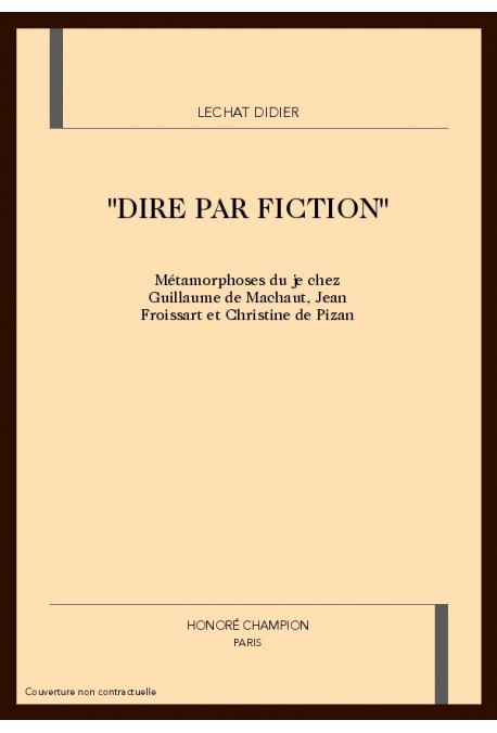 "DIRE PAR FICTION"