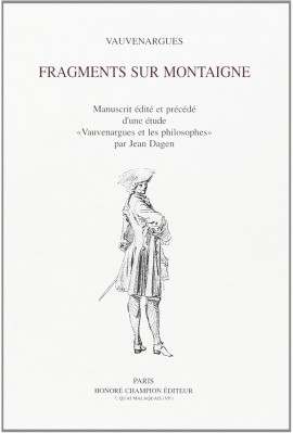 FRAGMENTS SUR MONTAIGNE.