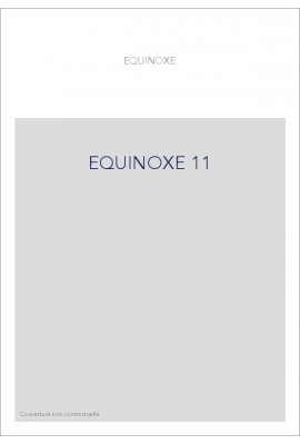 EQUINOXE 11