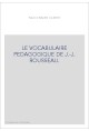 LE VOCABULAIRE PEDAGOGIQUE DE J.-J. ROUSSEAU.
