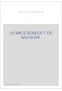 HORACE-BENEDICT DE SAUSSURE.