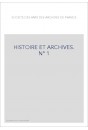 HISTOIRE ET ARCHIVES, JANVIER-JUIN 1997.