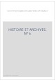 HISTOIRE ET ARCHIVE, JUILLET-DECEMBRE 1999