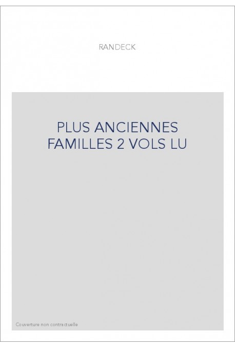 PLUS ANC FAMIL 2VOLS LUXE