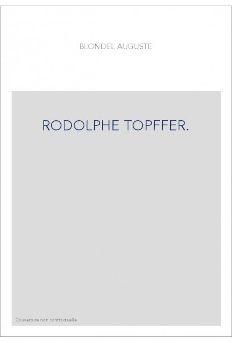 RODOLPHE TOPFFER.